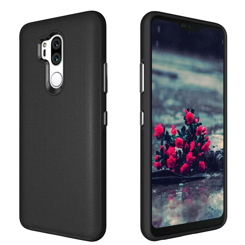 Purple Velvet Phone Case Anti-Slip Two-In-One — feature 4