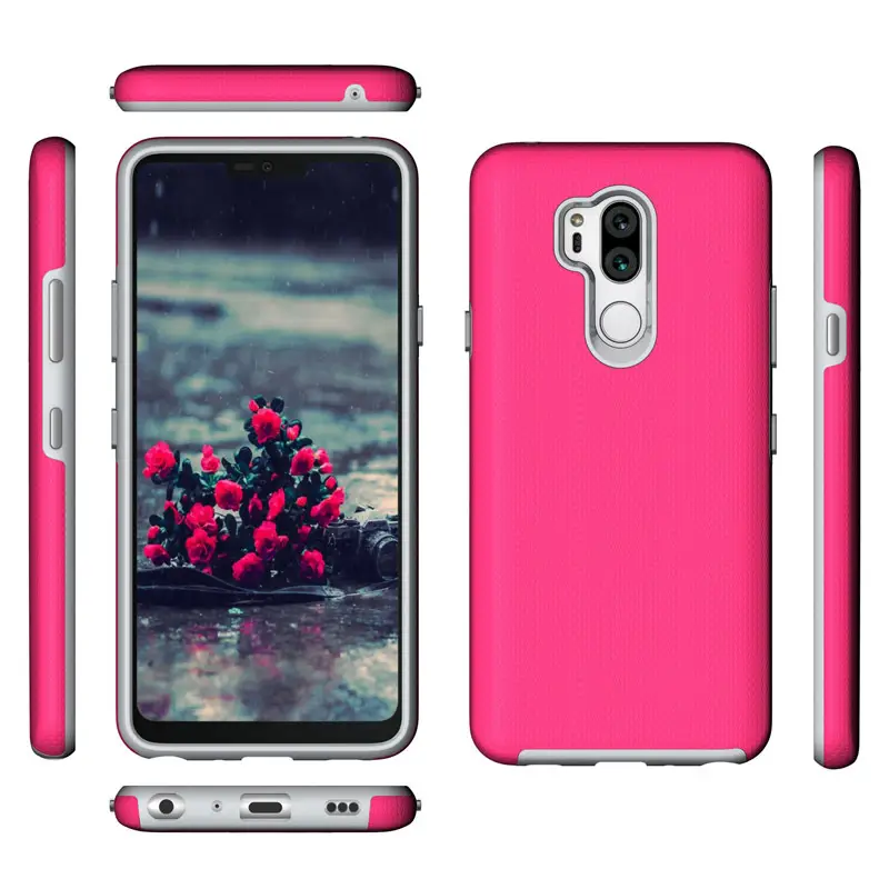 Purple Velvet Phone Case Anti-Slip Two-In-One — feature 7