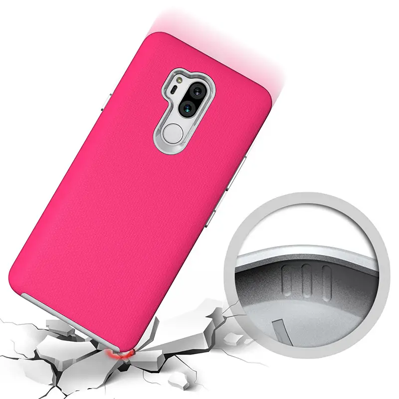 Purple Velvet Phone Case Anti-Slip Two-In-One — feature 8