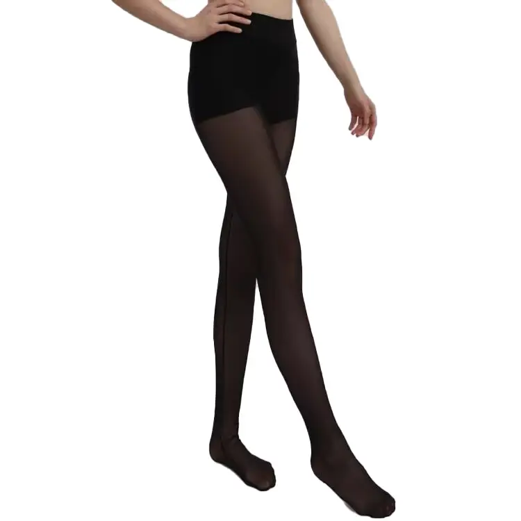 Black Slim Fit Mesh Lace Leggings Socks Set - Image 8
