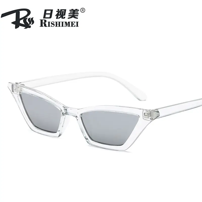 Women Cat Eye Sunglasses with Marine Lens Black