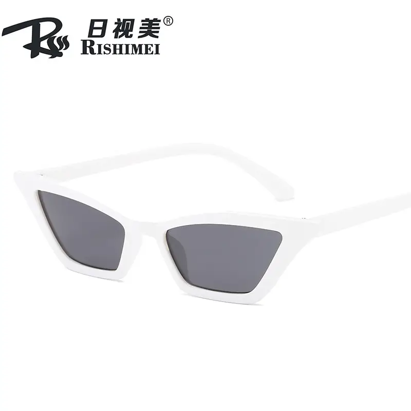 Women Cat Eye Sunglasses with Marine Lens Black