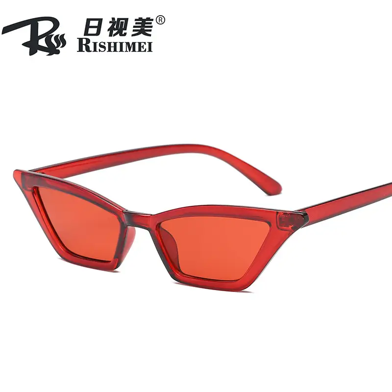 Women Cat Eye Sunglasses with Marine Lens Black