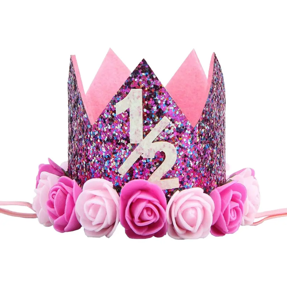 Princess Gold Crown Hair Accessory for Girls Birthday Party