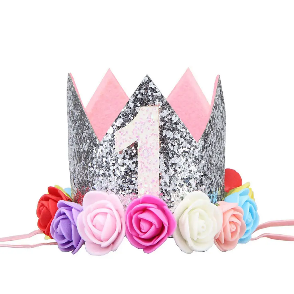 Princess Gold Crown Hair Accessory for Girls Birthday Party - Image 17
