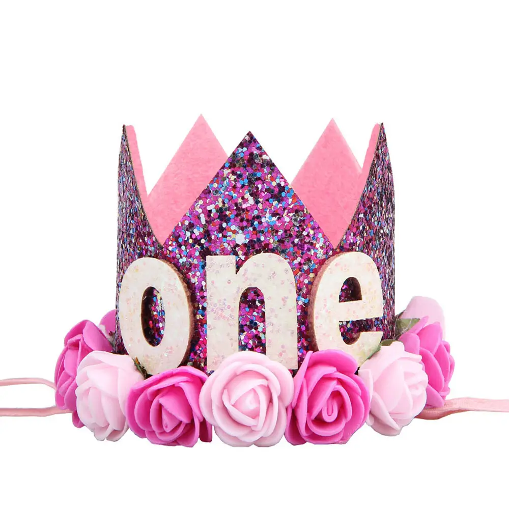 Princess Gold Crown Hair Accessory for Girls Birthday Party - Image 35