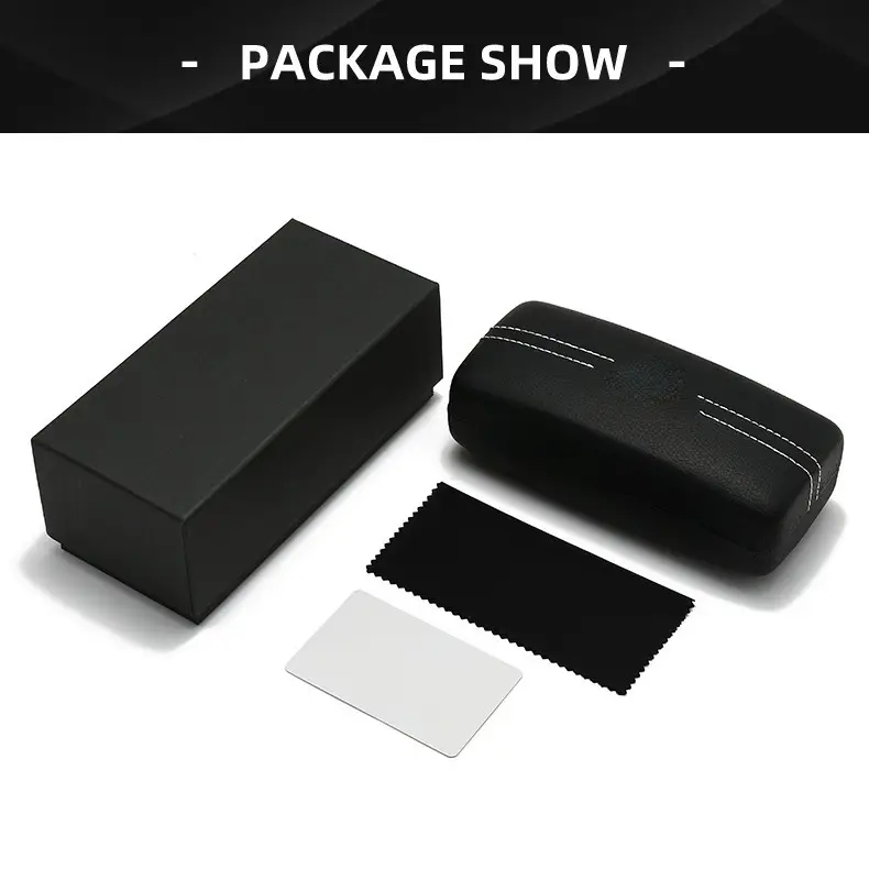 Portable Sunglasses Case Black Cloth Set - Image 3
