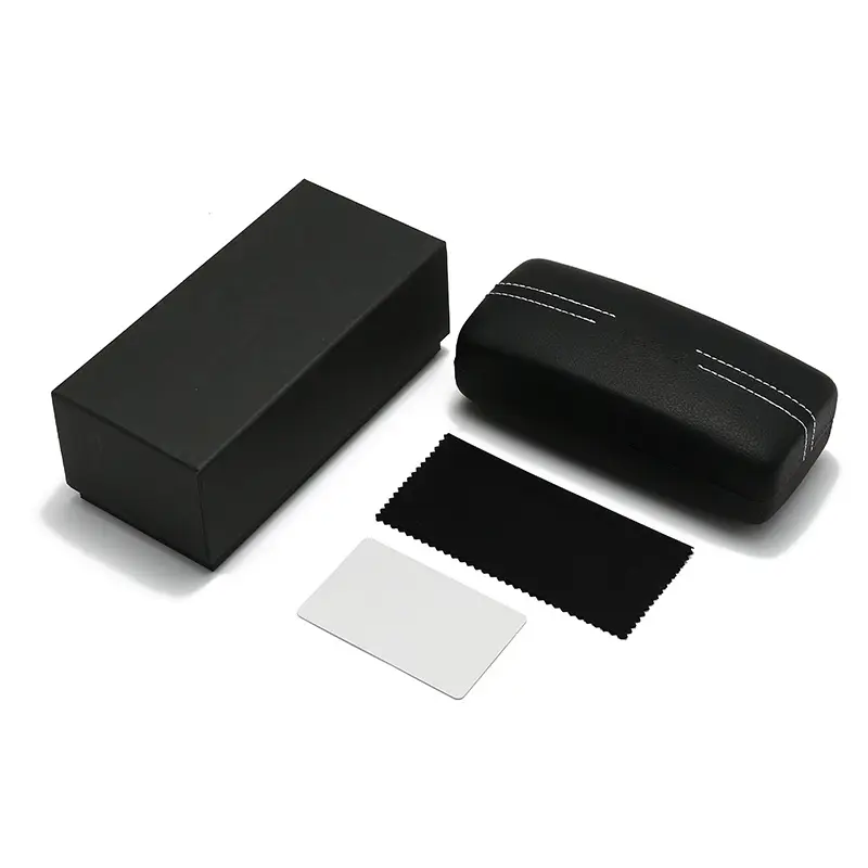 Portable Sunglasses Case Black Cloth Set - Image 6