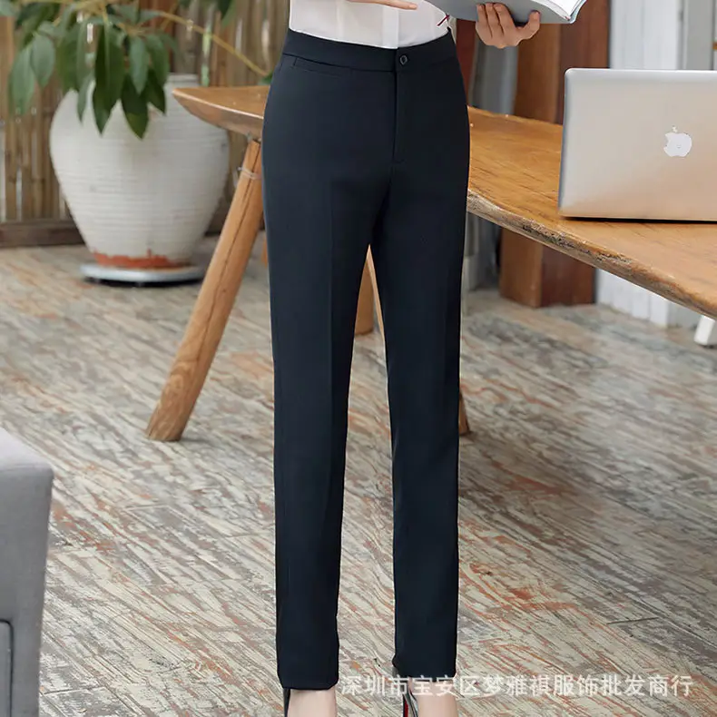 Women Short Sleeve Striped Business Shirt White