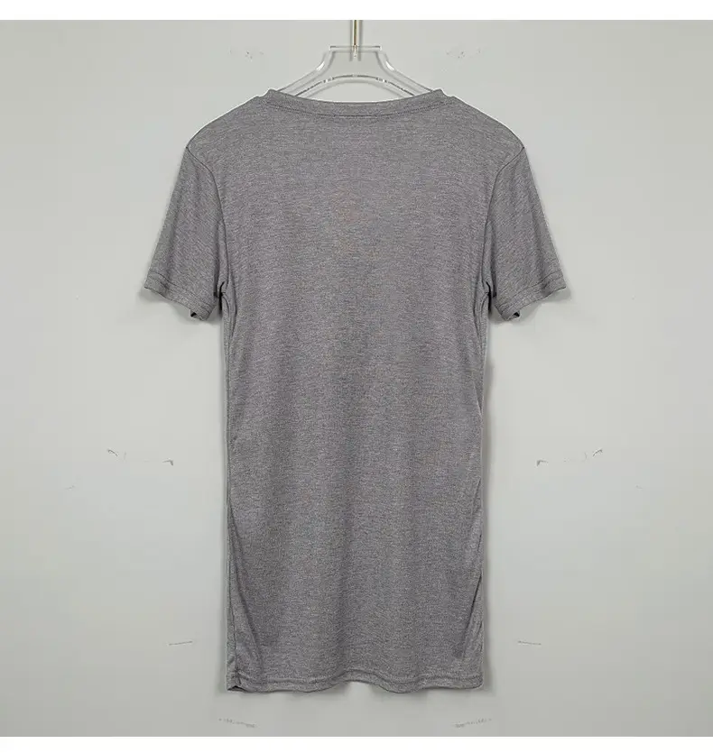 Women V-Neck Coffee T-Shirt Low Cut Short Sleeve — feature 26