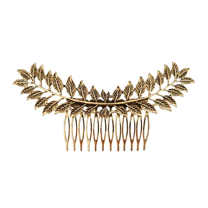 Silver Leaf Hair Accessories for Women Men - Image 3