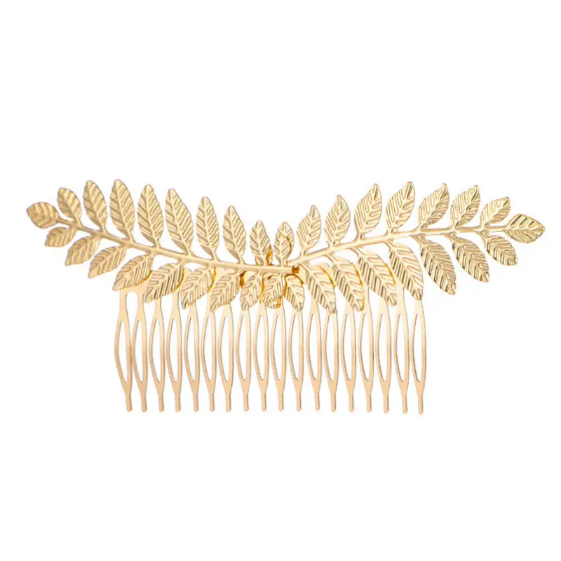 Silver Leaf Hair Accessories for Women Men - Image 4