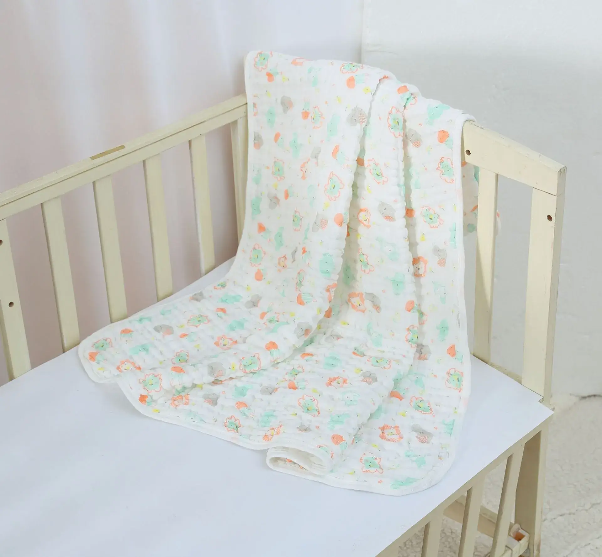 Maternal Infant Bath Towel 6-Layer Cotton Soft Medical Grade - Image 2
