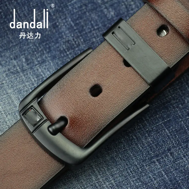 Men's Black Pin Buckle Belt Casual Wear - Image 6