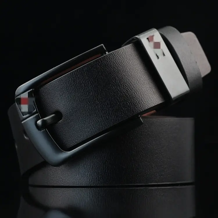 Men's Black Pin Buckle Belt Casual Wear