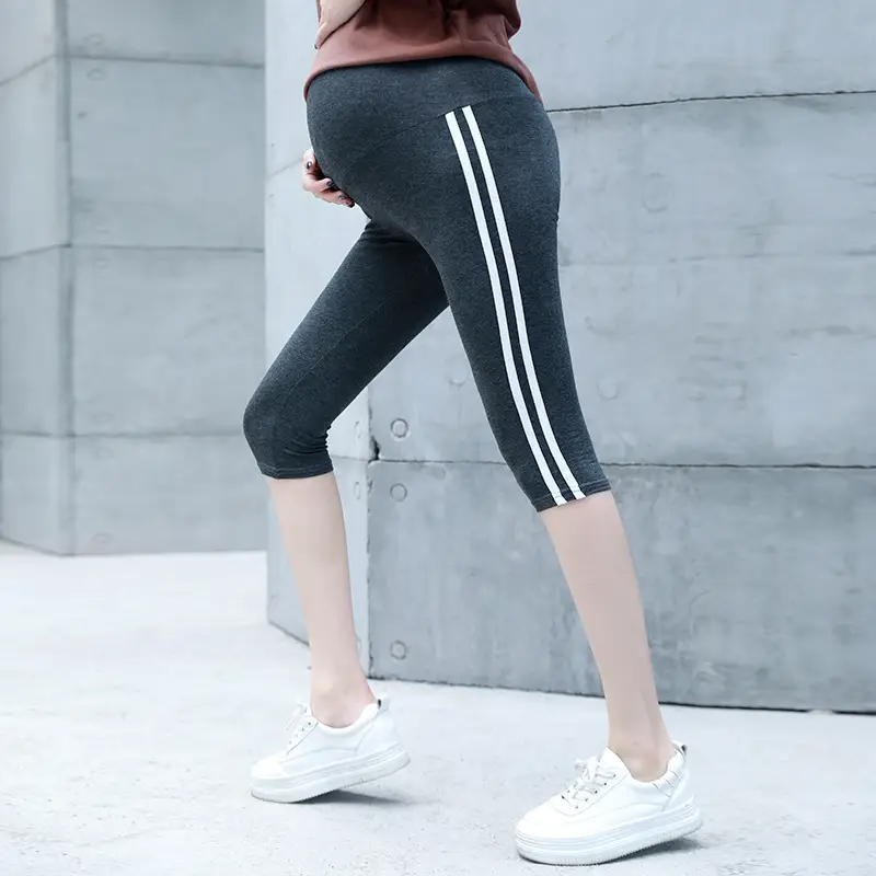 Pregnant Women's Abdominal Leggings Modal Plus Size - Image 5