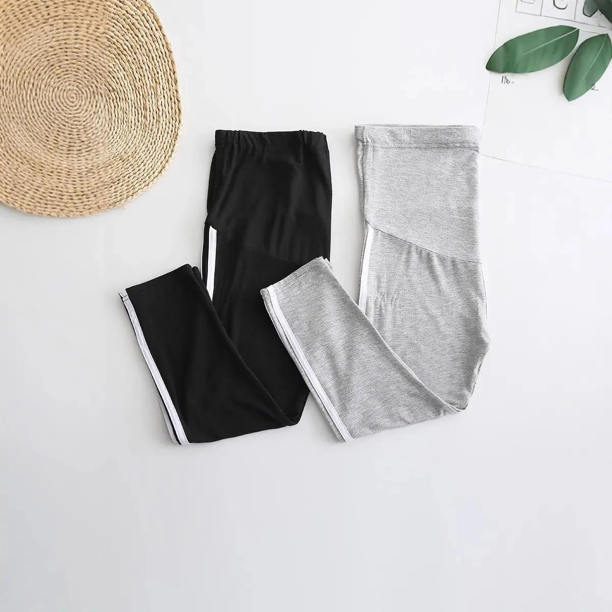 Pregnant Women's Abdominal Leggings Modal Plus Size - Image 7