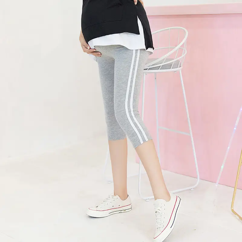Pregnant Women's Abdominal Leggings Modal Plus Size - Image 2