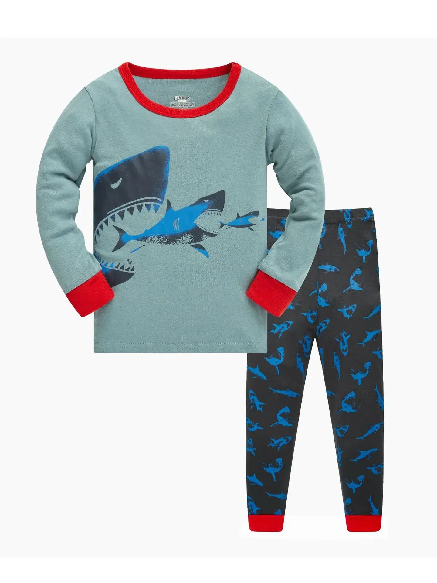 Baby Long Sleeve Cotton Pajamas Set 6-Pack