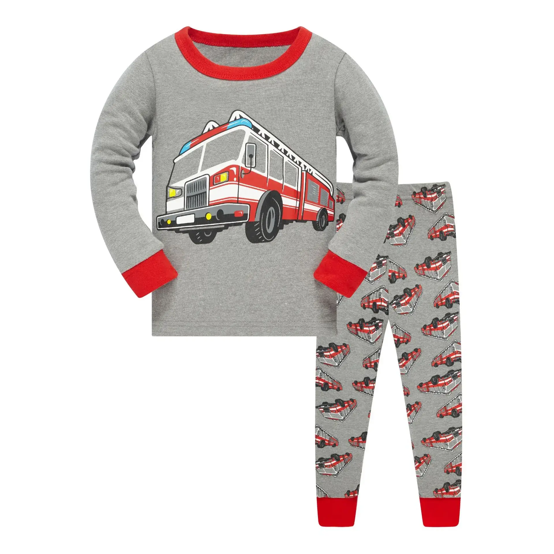 Baby Long Sleeve Cotton Pajamas Set 6-Pack