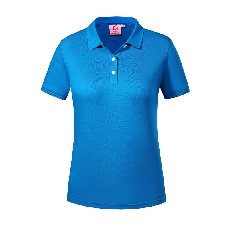 Men Blue Polo T-Shirt Short Sleeve Casual Wear