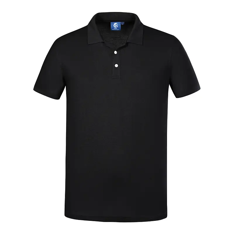 Men Blue Polo T-Shirt Short Sleeve Casual Wear
