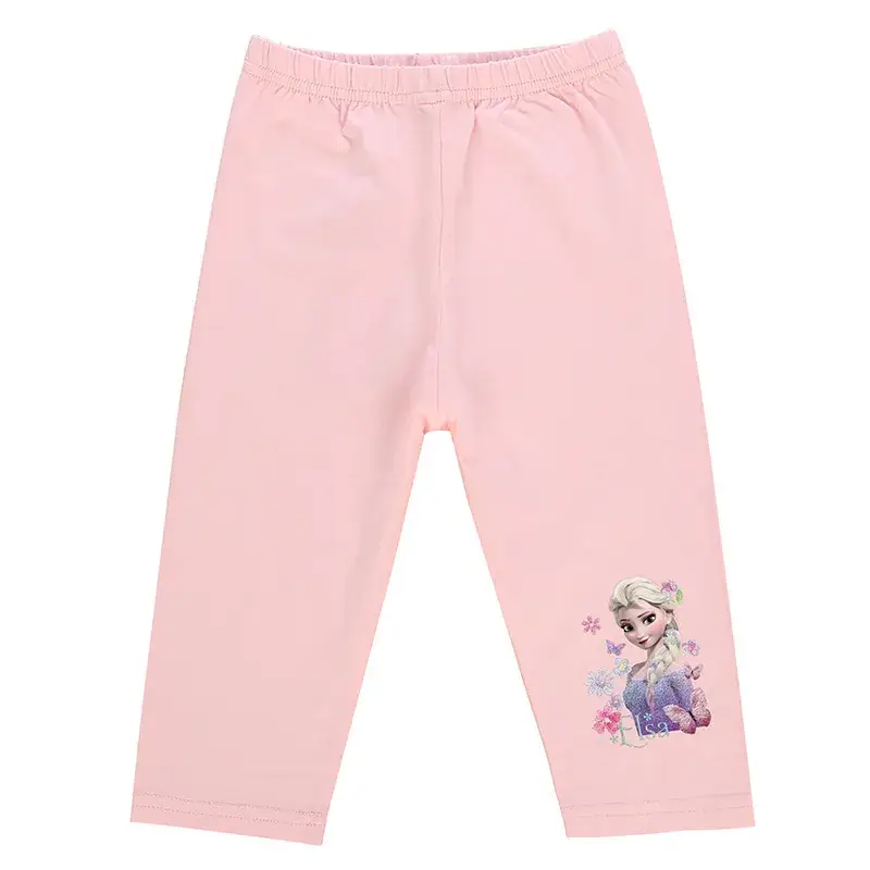 Girls Cropped Pants Frozen Design Lavender 7 - Image 30