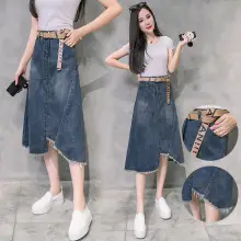 Denim Shorts Women Black High Waist Raw Edge Tassel — feature 17