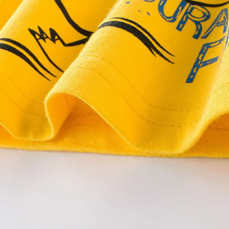 2024 Kids T-Shirt Yellow Korean Style Boys - Image 4