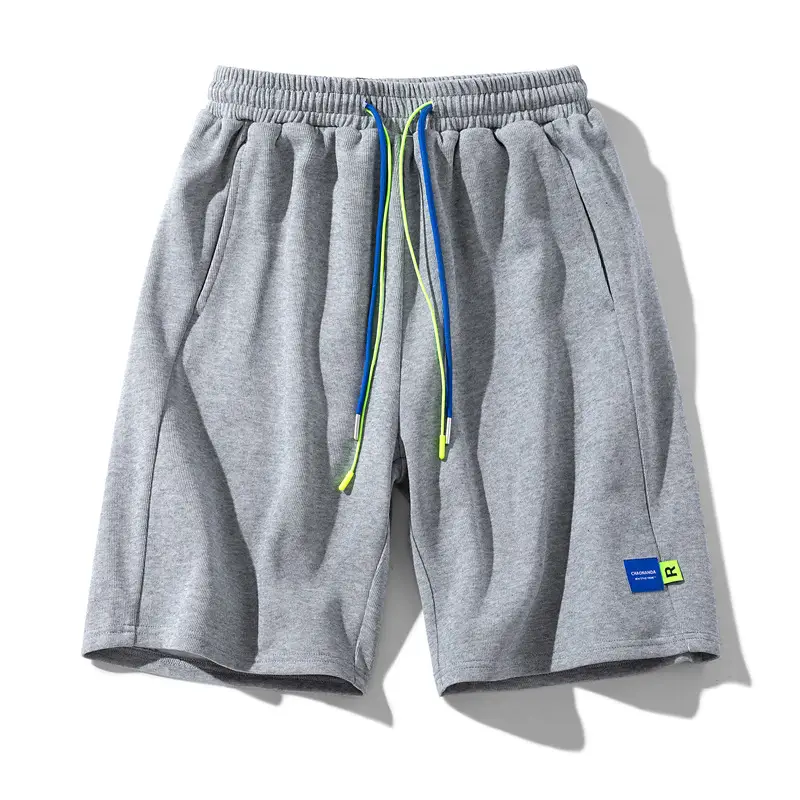 Men Black Drawstring Shorts Casual Summer Loose Fit - Image 4
