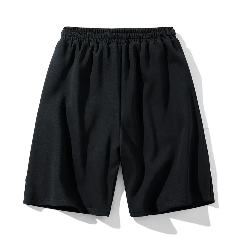Men Black Drawstring Shorts Casual Summer Loose Fit - Image 8