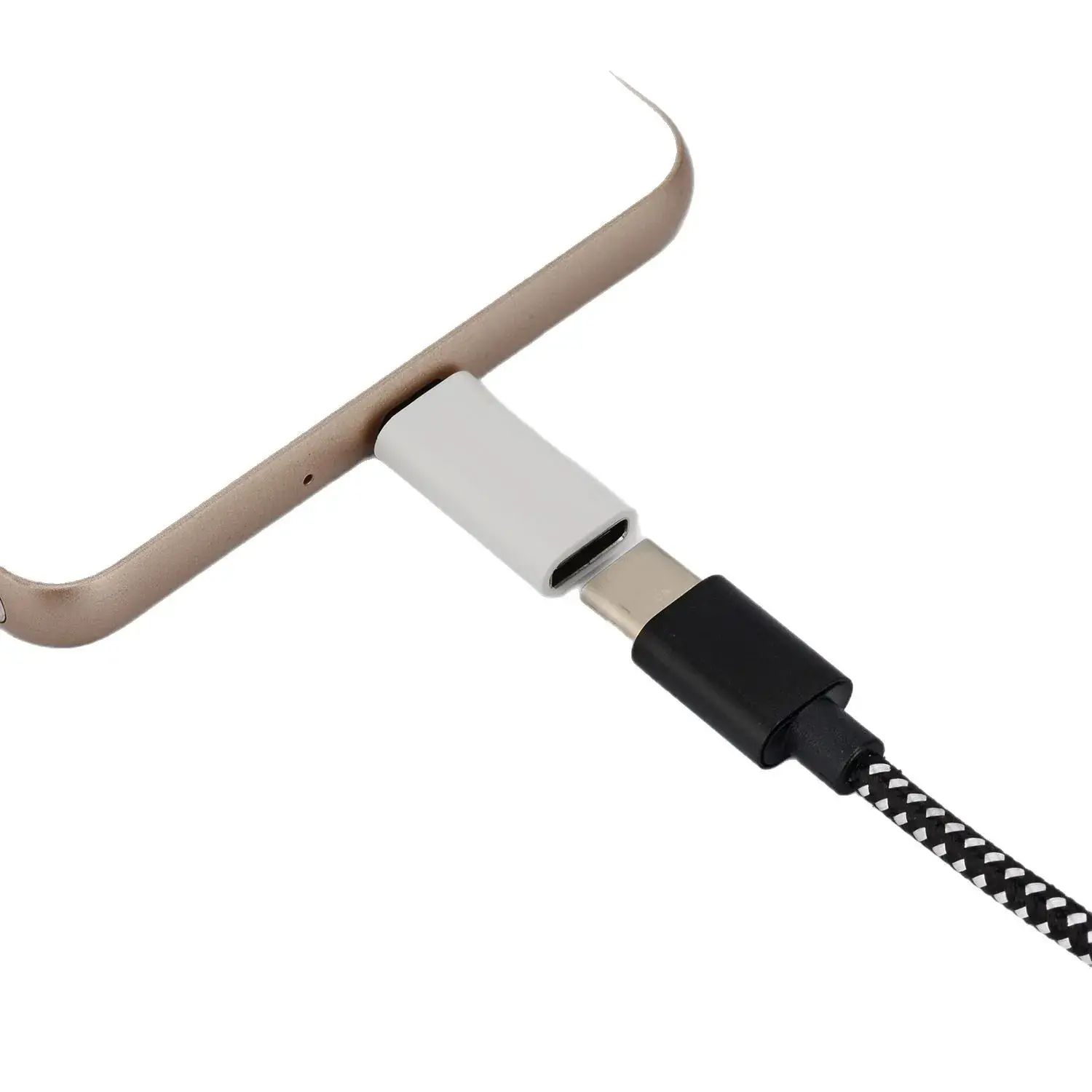 Type-C Female to Android Round Charging Adapter - Image 5