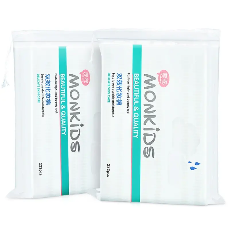 222 Pcs Double-Sided Makeup Remover Cotton