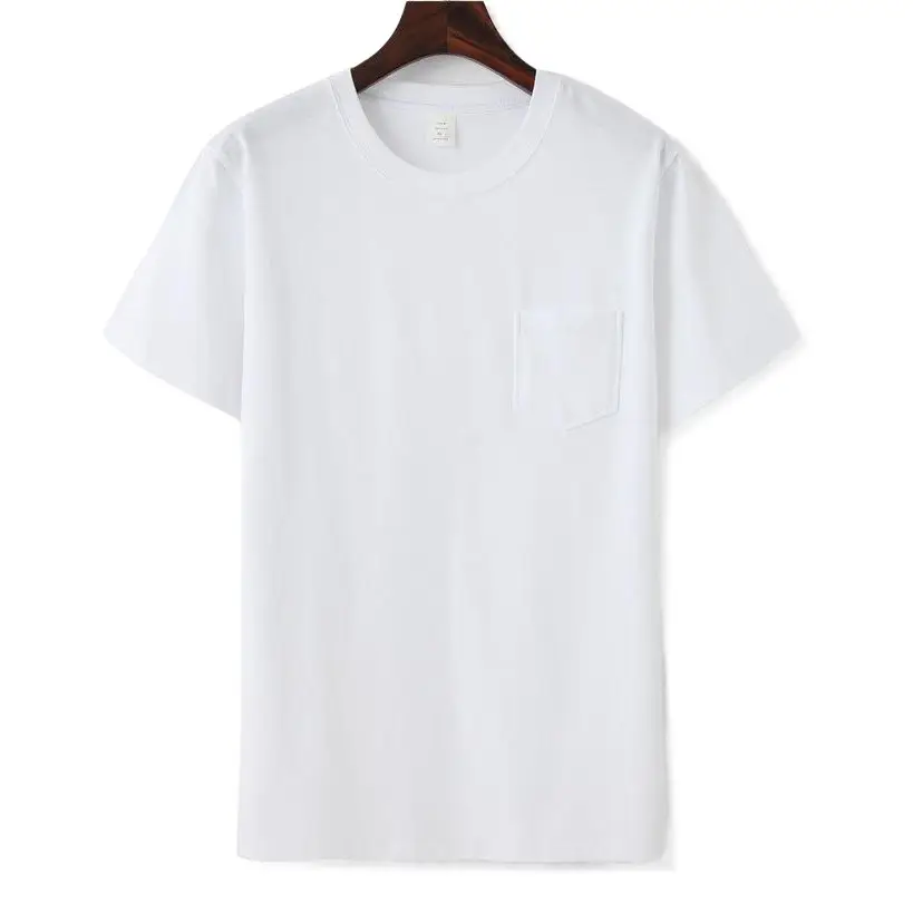 Men Grey Short Sleeve T-Shirt with Pocket