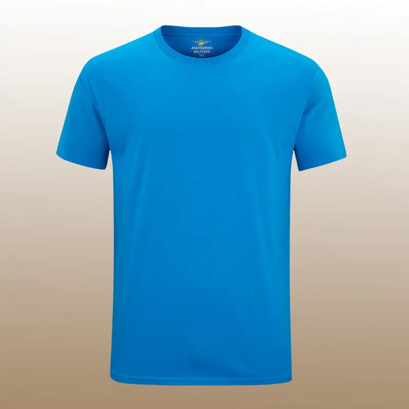 Men Grey Cotton Casual T-Shirt Large - Image 14