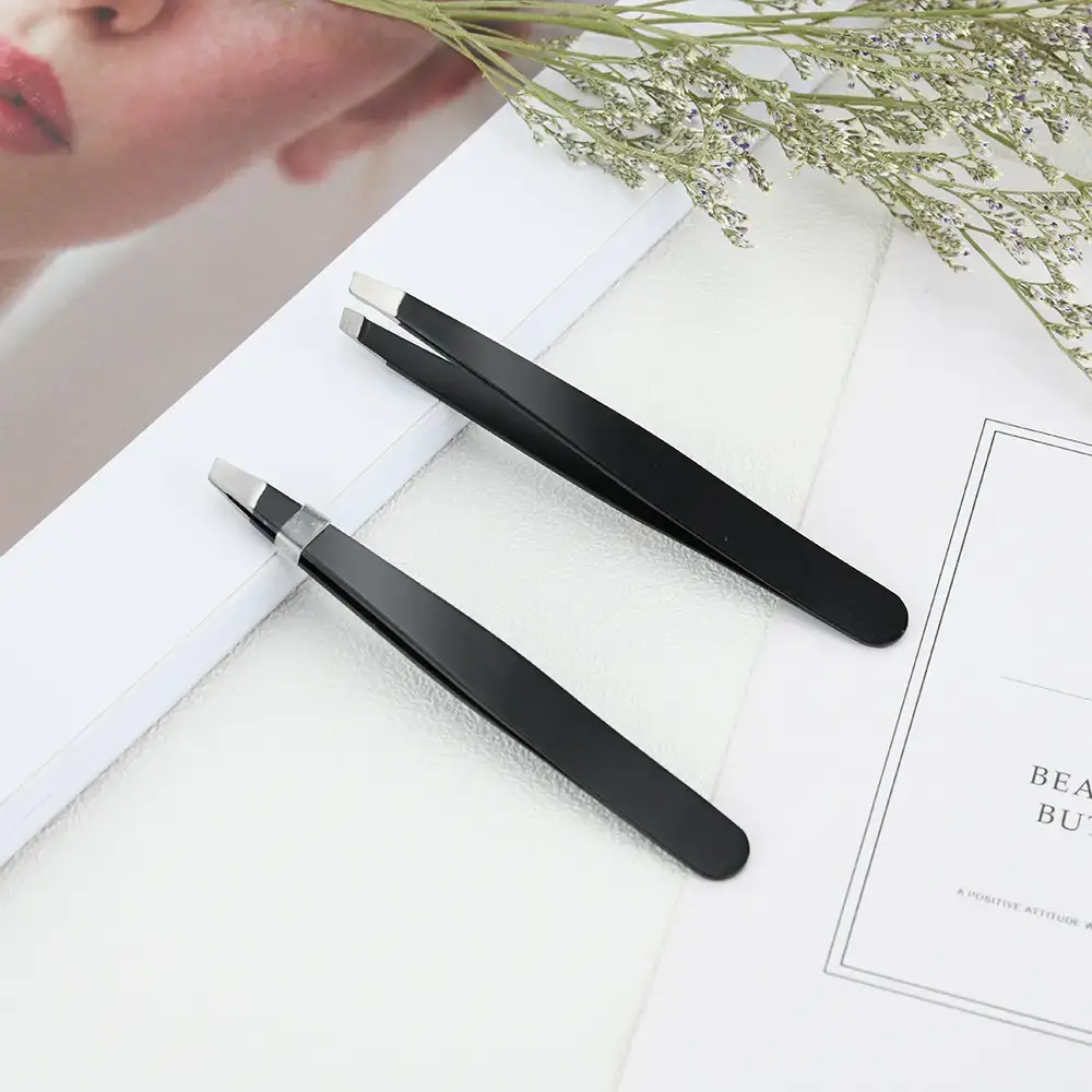 96Pcs Stainless Steel Eyebrow Clips Black 1.5 Thick - Image 6