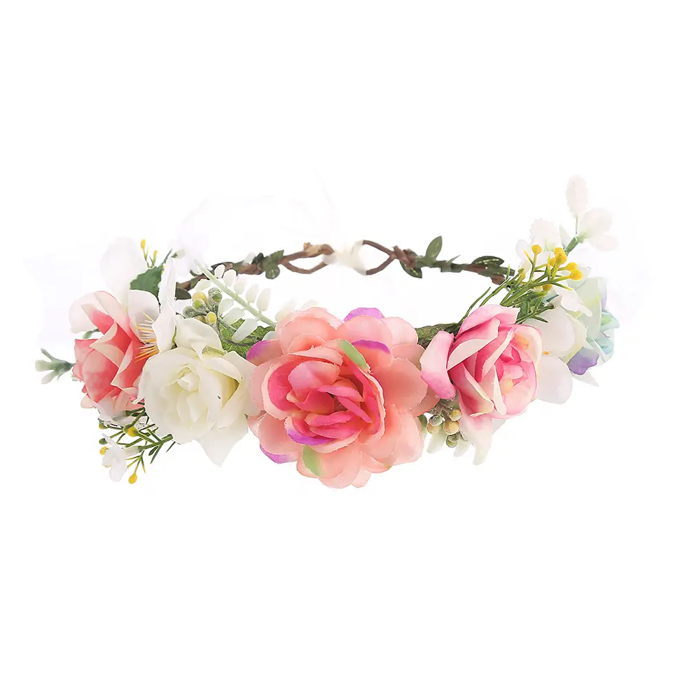 Floral Crossbody Belt with Roses & Bow