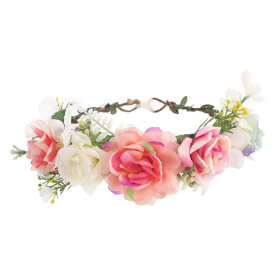 Floral Crossbody Belt with Roses & Bow