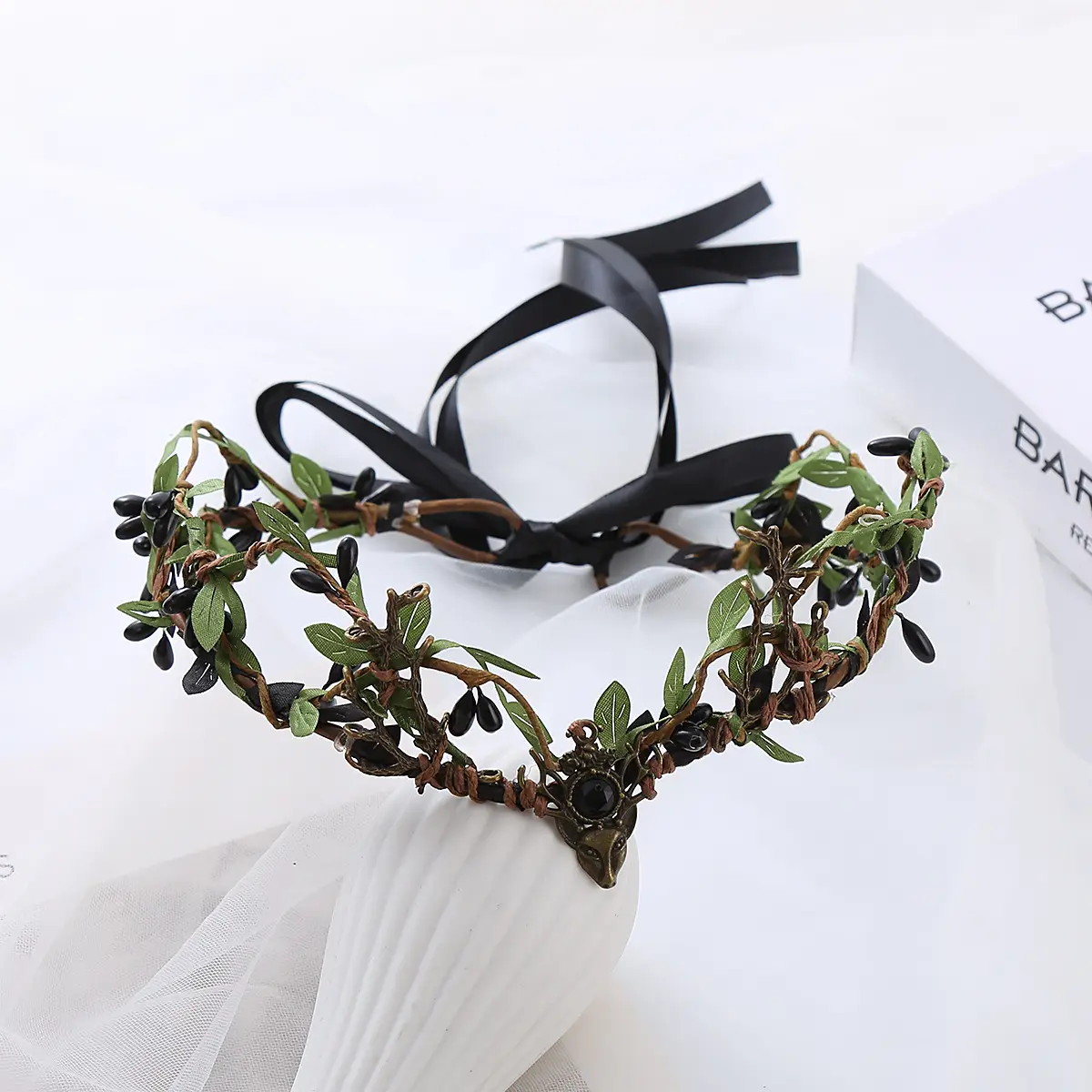 Floral Crossbody Belt with Roses & Bow — feature 16