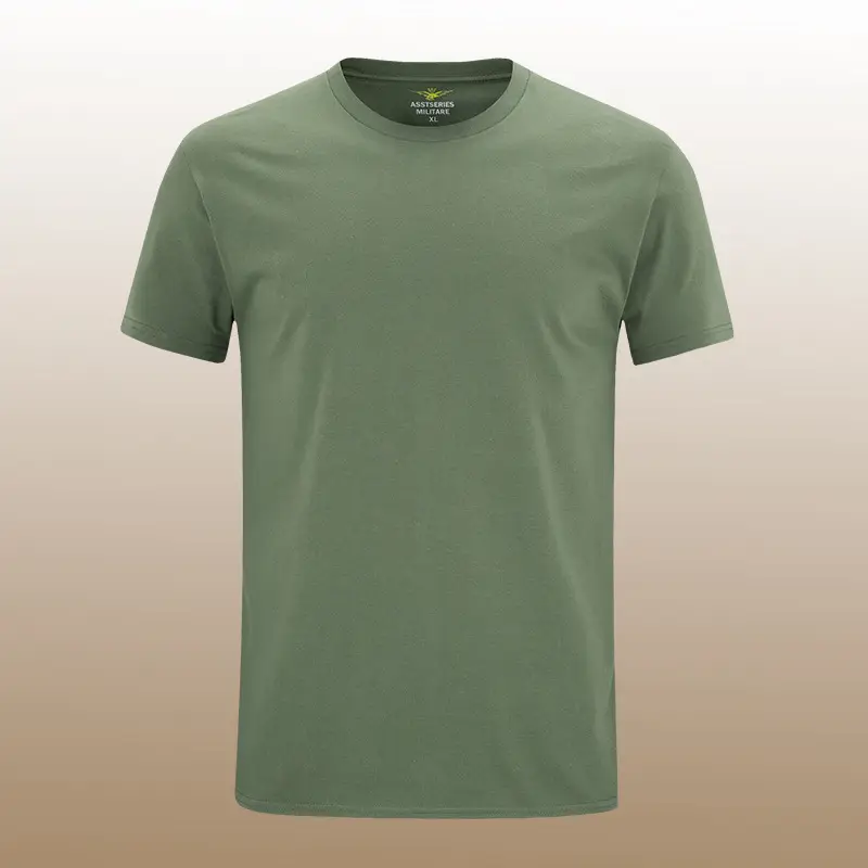 Men Black Cotton T-Shirt Casual Summer Plus Size - Image 10
