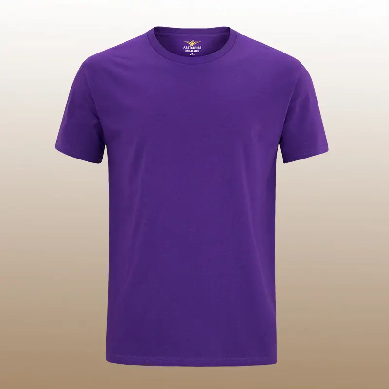 Men Black Cotton T-Shirt Casual Summer Plus Size - Image 3