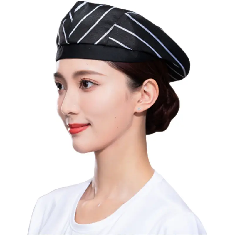 Breathable Net Beer Cap for Men Women Western Chef Beret