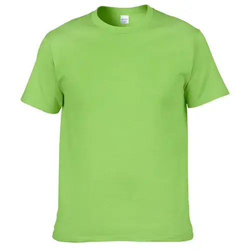 180g Cotton GILDAN T-Shirt Orange Short Sleeve - Image 20
