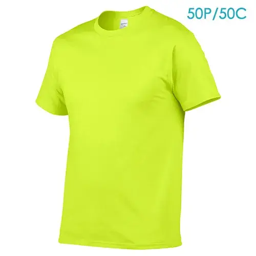 180g Cotton GILDAN T-Shirt Orange Short Sleeve - Image 28
