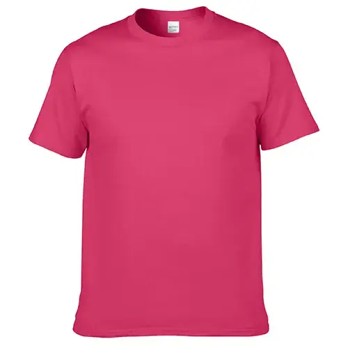 180g Cotton GILDAN T-Shirt Orange Short Sleeve - Image 29