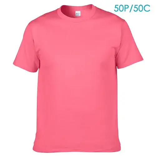 180g Cotton GILDAN T-Shirt Orange Short Sleeve - Image 30