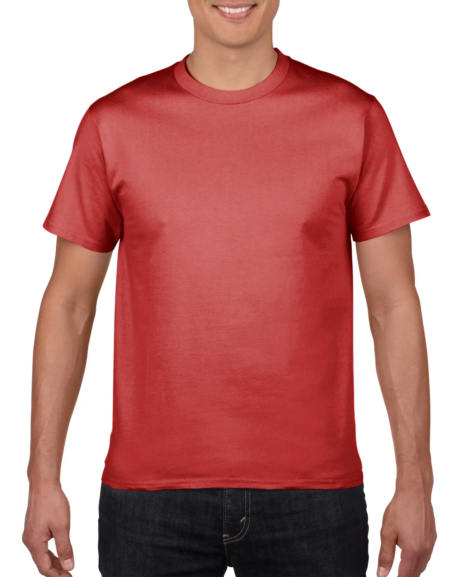 180g Cotton GILDAN T-Shirt Orange Short Sleeve - Image 35