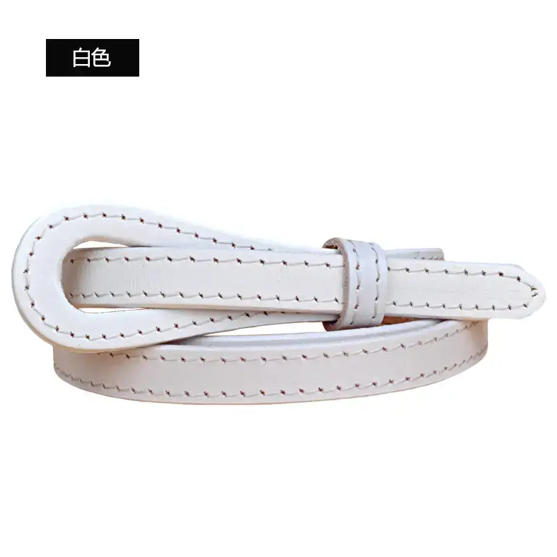 Korean Style Belted Coat Belt for Women Brown - Image 2
