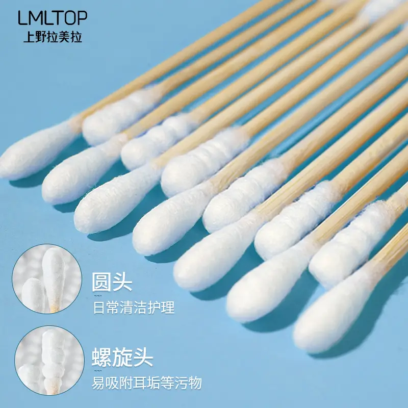 Lmltop Spiral Head Cotton Swabs 200 Pcs - Image 4