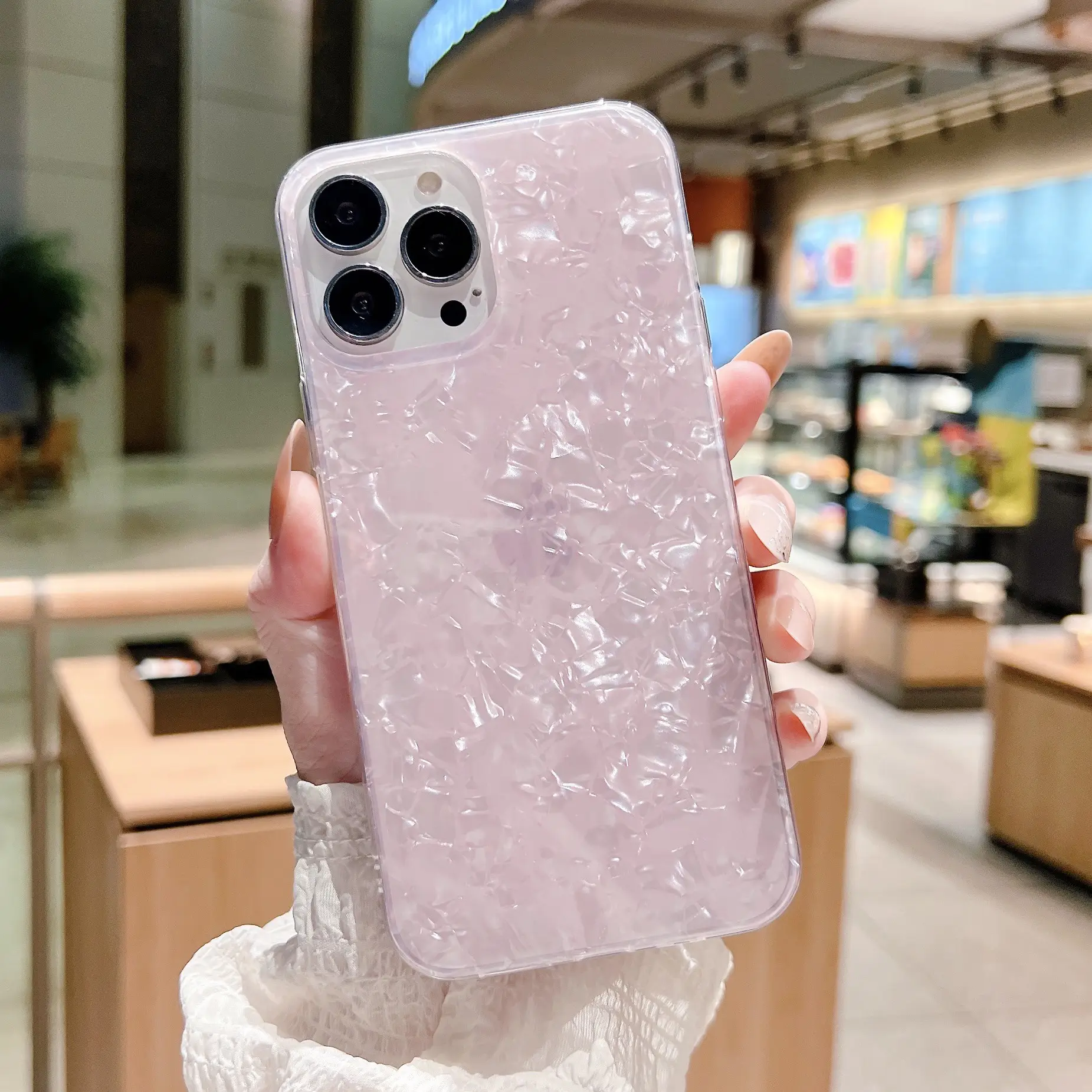 Pink Sparkle iPhone Case for Apple 15 14 7plus - Image 2